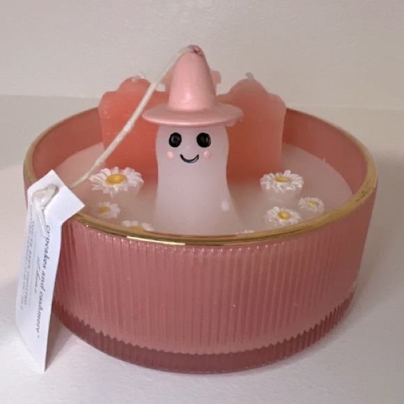cupcakes & cashmere Other - Cupcakes and Cashmere Pink Ghost Graveyard Candle